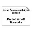 Kein Starten erlaubt - No starting up allowed