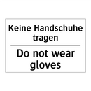 Kein Unbefugter diese Maschine /.../ - No unauthorized person may operate /.../