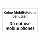 Kein Zutritt für Fahrzeuge mit /.../ - No entry for vehicles running /.../