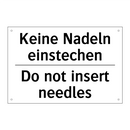 Kein Zutritt für Personen mit /.../ - No entry for persons with a pacemaker/.../