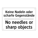 Kein Zutritt für Personen mit /.../ - No entry for persons with pacemakers /.../