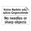 Kein Zutritt für Personen mit /.../ - No entry for people with pacemakers/.../