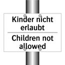 Kinder nicht erlaubt - Children not allowed