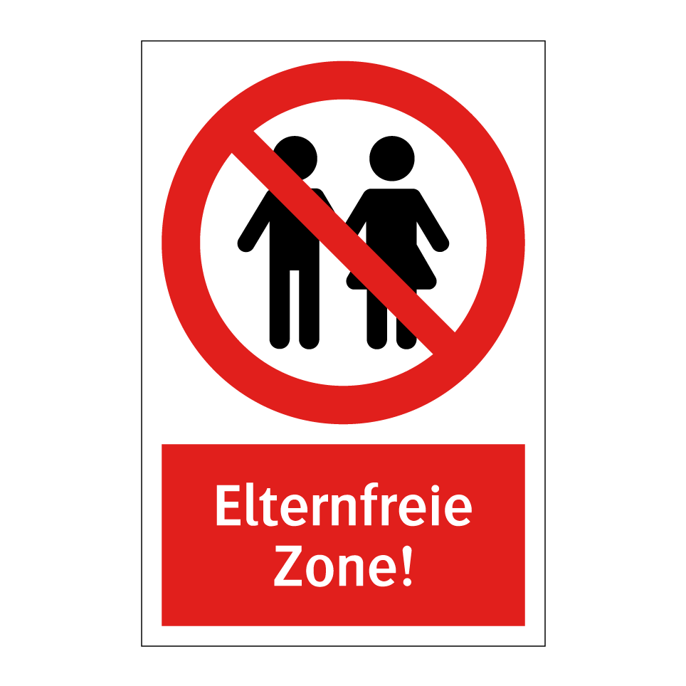 P Zone Schild