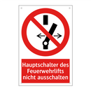 Hauptschalter des Feuerwehrlifts nicht ausschalten