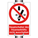 Hauptschalter des Feuerwehrlifts nicht ausschalten