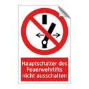 Hauptschalter des Feuerwehrlifts nicht ausschalten