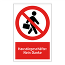 Haustürgeschäfte: Nein Danke