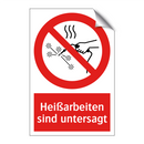 Heißarbeiten sind untersagt