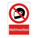 Helmverbot