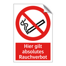 Hier gilt absolutes Rauchverbot