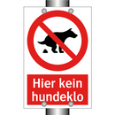 Hier kein hundeklo
