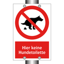 Hier keine Hundetoilette