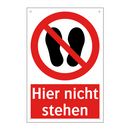 Hier nicht stehen