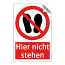 Hier nicht stehen