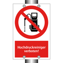 Hochdruckreiniger verboten!