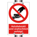 Holzdiebstahl wird strafrechtlich verfolgt!
