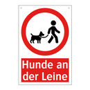 Hunde an der Leine