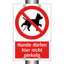 Hunde dürfen hier nicht pinkeln
