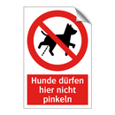 Hunde dürfen hier nicht pinkeln
