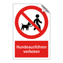 Hundeausführen verboten
