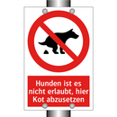 Hunden ist es nicht erlaubt, hier Kot abzusetzen
