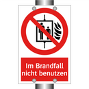 Im Brandfall nicht benutzen