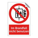 Im Brandfall nicht benutzen