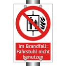 Im Brandfall: Fahrstuhl nicht benutzen