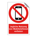 Jegliche Nutzung von Mobiltelefonen verboten