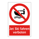Jet Ski fahren verboten