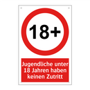 Jugendliche unter 18 Jahren haben keinen Zutritt