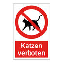 Katzen verboten