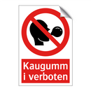 Kaugummi verboten