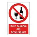 Kein Alkohol am Arbeitsplatz