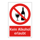 Kein Alkohol erlaubt