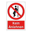 Kein Anlehnen