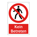 Kein Betreten