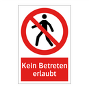Kein Betreten erlaubt