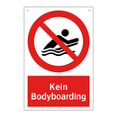 Kein Bodyboarding
