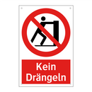 Kein Drängeln