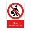 Kein Haustürverkauf