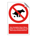 Kein Hundeklo Diese Wiese gehört zur Tierernährung und Nahrungsmittelproduktion!