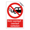 Kein Leerlauf - Leerlauf verboten