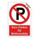 Kein Parken für Wohnmobile