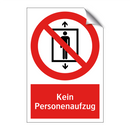 Kein Personenaufzug