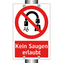 Kein Saugen erlaubt
