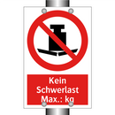 Kein Schwerlast Max.: kg