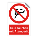 Kein Tauchen mit Atemgerät
