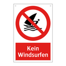 Kein Windsurfen